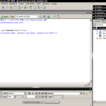 Interfaz predeterminada de Dreamweaver MX 2004